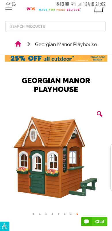 kidkraft georgian manor wooden playhouse